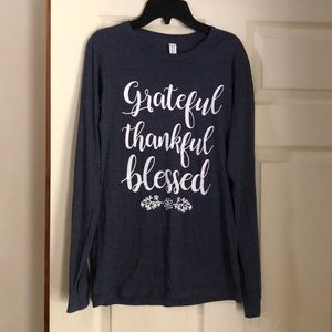 Long sleeved graphic T-shirt